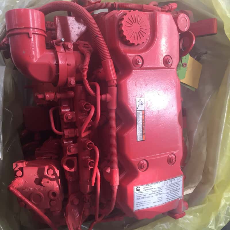 High Quality Isbe4 160 Isbe4.5 CPL8781 160HP Isb 4.5 Isbe4 Cm850 4 Cylinder Complete Motor Isb210 Isbe Boat Diesel Engine for Cummins - Image 3